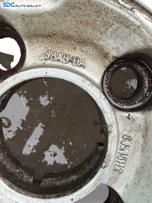 Set 4 Jante Janta Roata Roti Aluminiu 195 60 15 R15 Ford Puma 1997 - 2002 (6Jx15H2 ET 52,5 98AB-DA) [JNT0009]