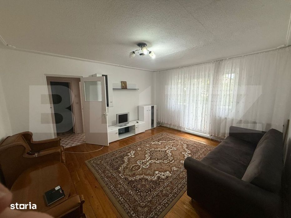 Apartament 2 camere, complet mobilat, zona linistita si acces rapid la