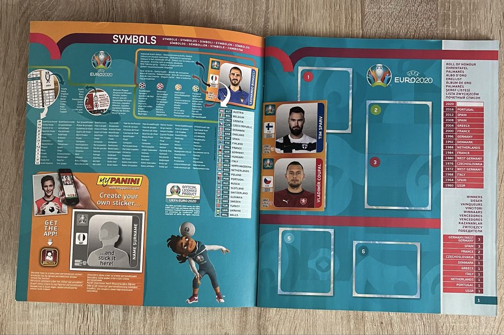 Album Euro 2020 Tournament Edition Panini