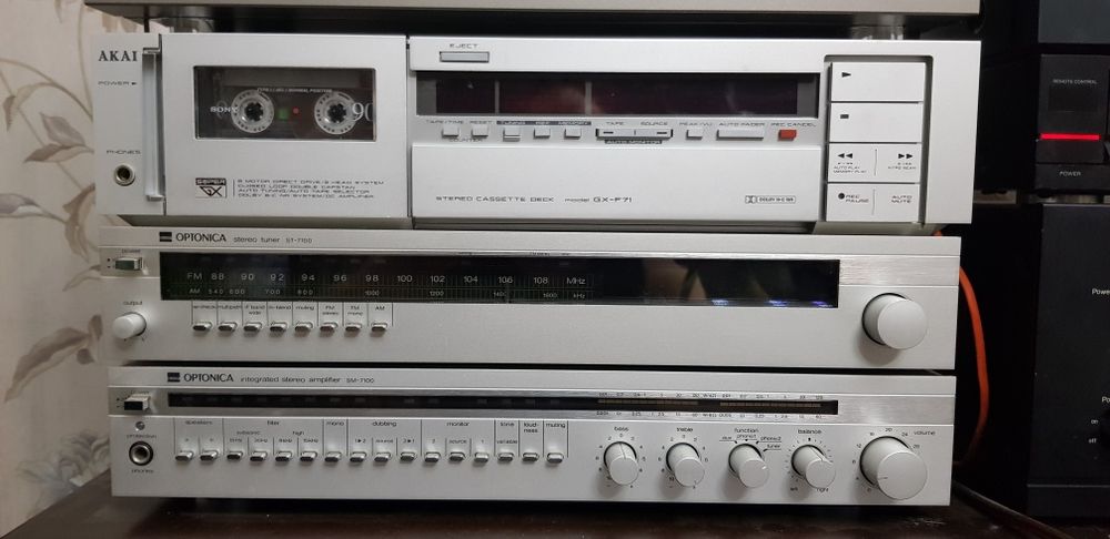Optonica 7100 усилитель + тюнер