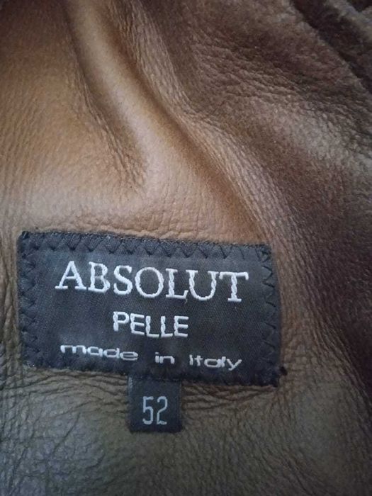 Дублёнка кожаная мужская