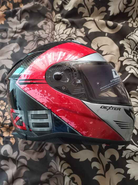 Карбонова Каска за мотор Dexter Cronos Carbon - Domin 8