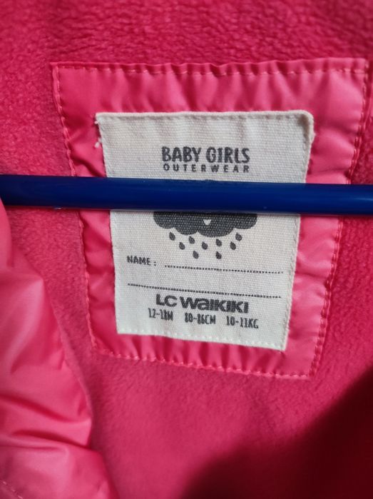 Куртка теплая на девочку 1-2 года