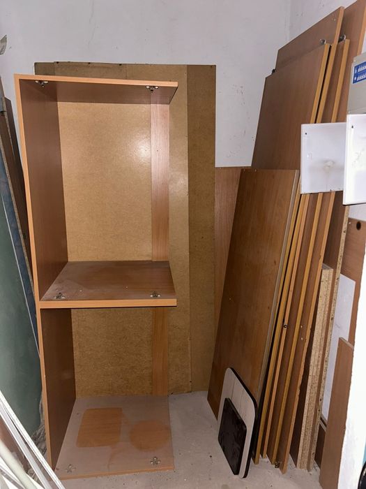 Ламинат разобранный шкаф