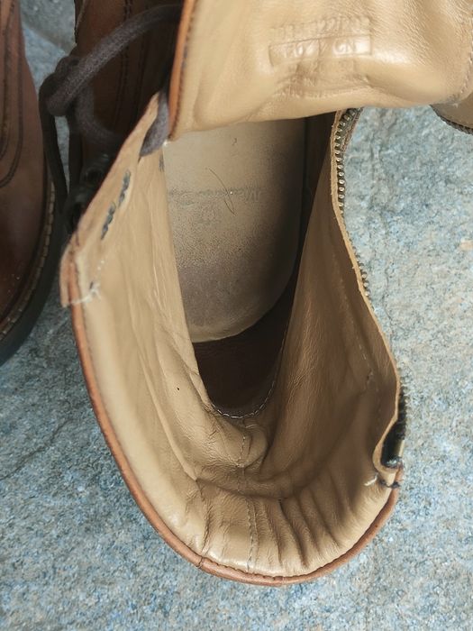 Ghete piele Massimo Dutti originale