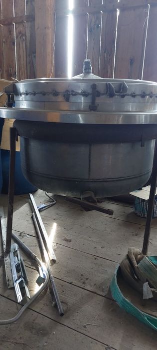 Cazan inox cu arzator cu butelie inox