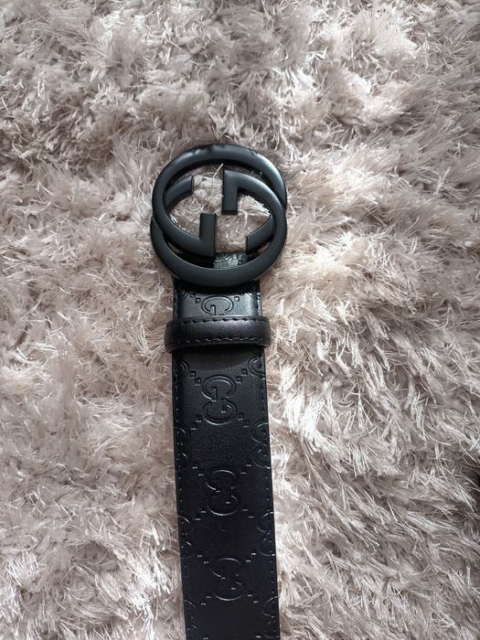 Curea Gucci Signature Black Leather
