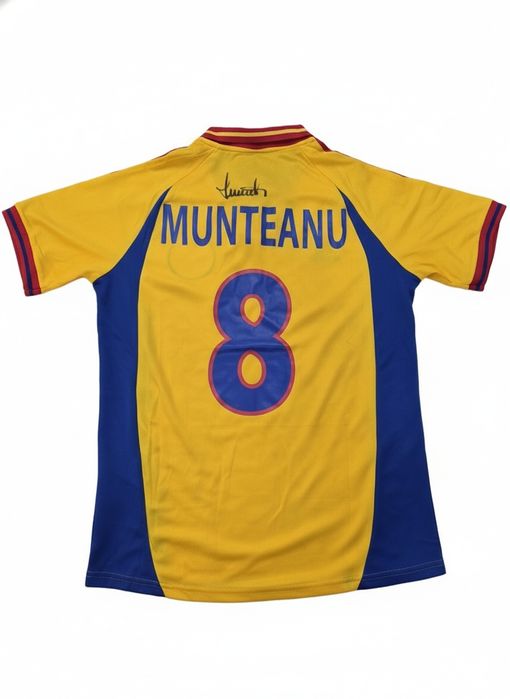 Dorinel Munteanu Romania EURO 2000 tricou cu autograf