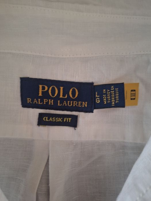 Polo Ralph Lauren Ленена риза с дълъг ръкав