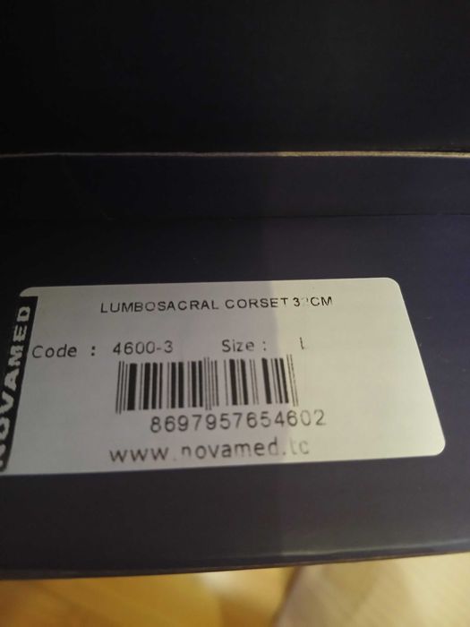 Brau lombar (corset medical lombar)