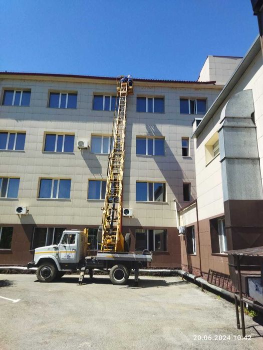 Автовышка Караганда в аренду для монтажа и демонтажа оборудования 18 м