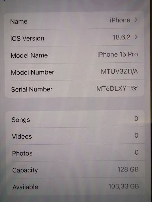 IPhone 15 Pro ! Black Titanium.