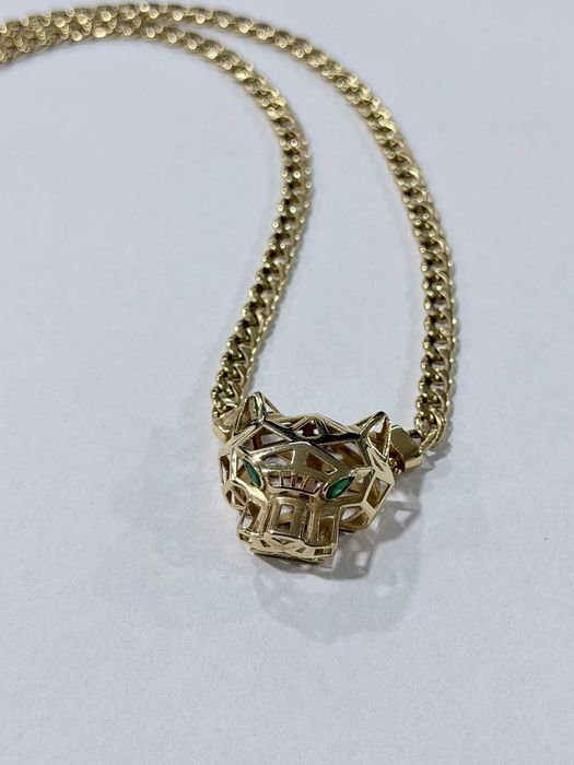 Златно Колие „Пантера“ (стил Cartier) – 14К, 13.5 грама