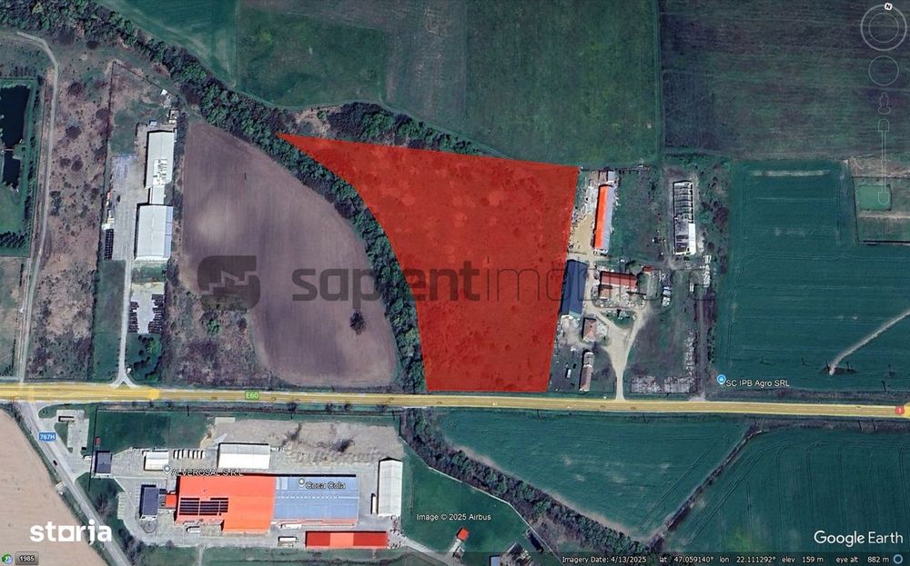 Sapient | Teren intravilan de 36.638 mp, Sacadat