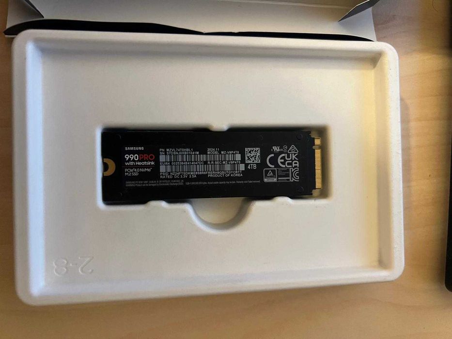 SSD Samsung, 990 PRO 4TB M.2  PCIe 4.0 NVMe , Heatsink