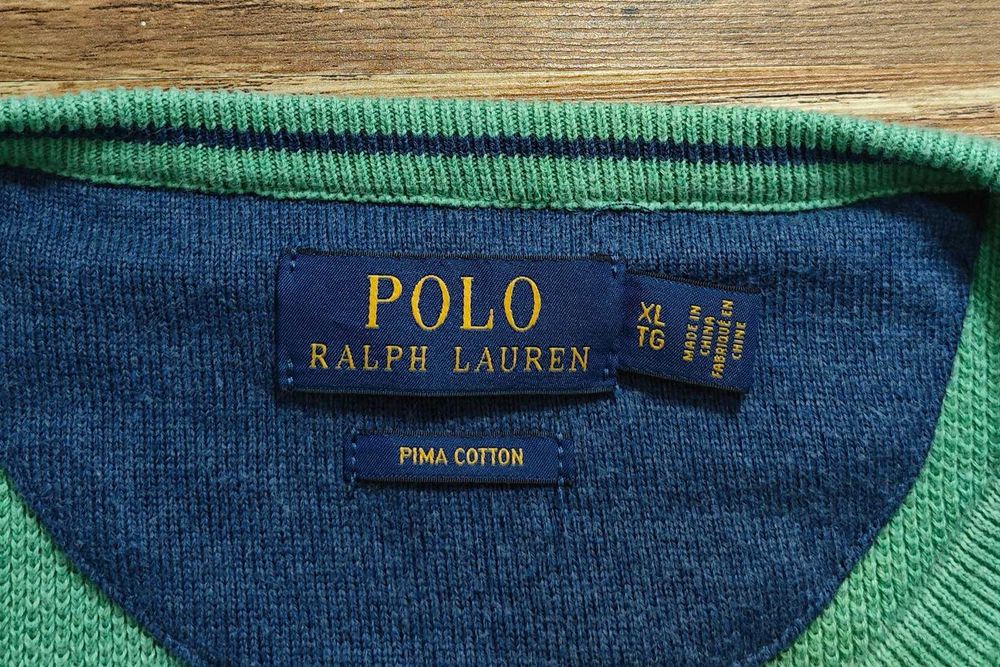 Ralph Lauren Оригинален зелен мъжки пуловер размер XL