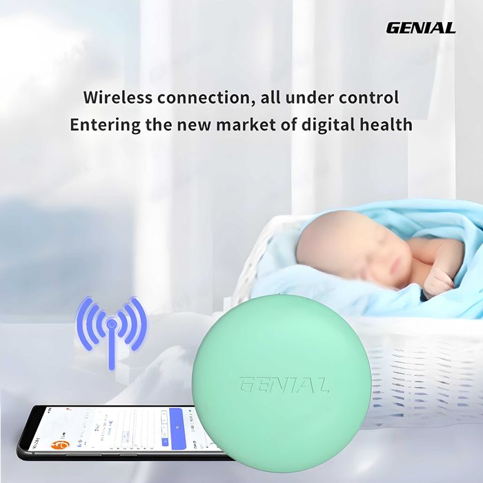 Смарт термометър на Genial Technology с приложение към смартфона Ви