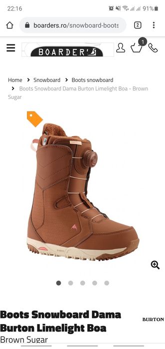 Burton  LimeLight BOA - impecabili