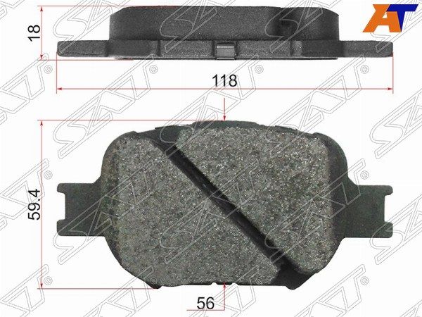 Колодки тормозные Toyota Caldina