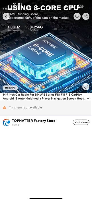 Navigatie Bmw g30 apple carplay