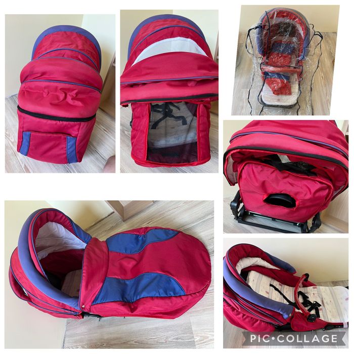 Бебешка количка 3в1 Gusio Carrera