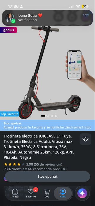 Vand trotineta electrica JUICEASE E1