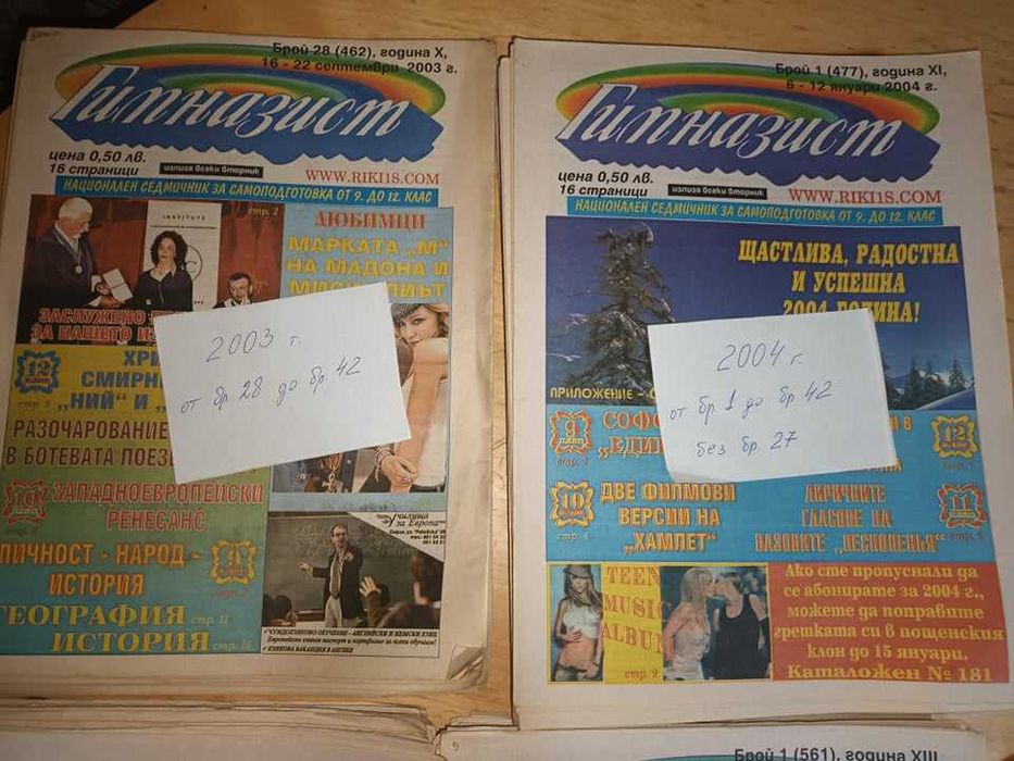 Вестник Гимназист