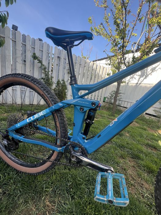 Bicicleta full suspension enduro cube stereo 140 race conditie buna