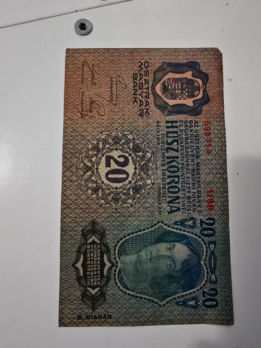 Lot 5 Bancnote Vechi Rare (1908-1937) - Germania, Spania, Austro-Ungar