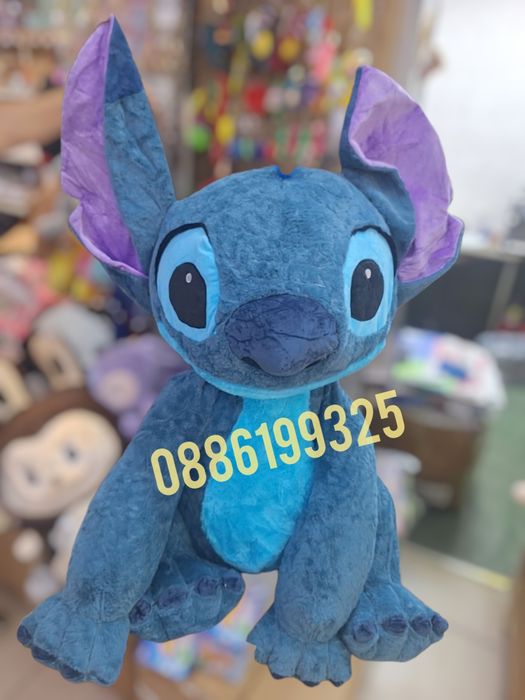 Гигантски плюшен Стич – розов и син, 120см и 140см Lilo and Stitch