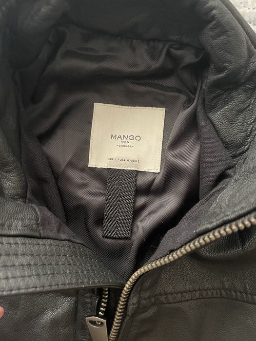 Кожено яке Mango