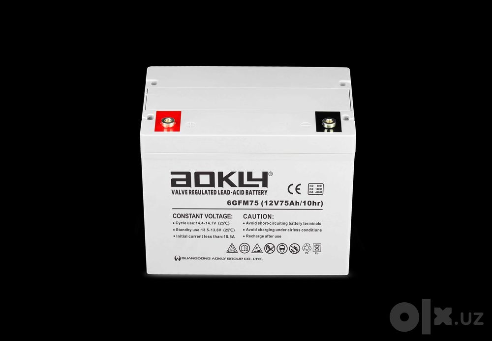 AOKLY вattery 6-GFM-75 (75AH/12V) аккумуляторная батарея