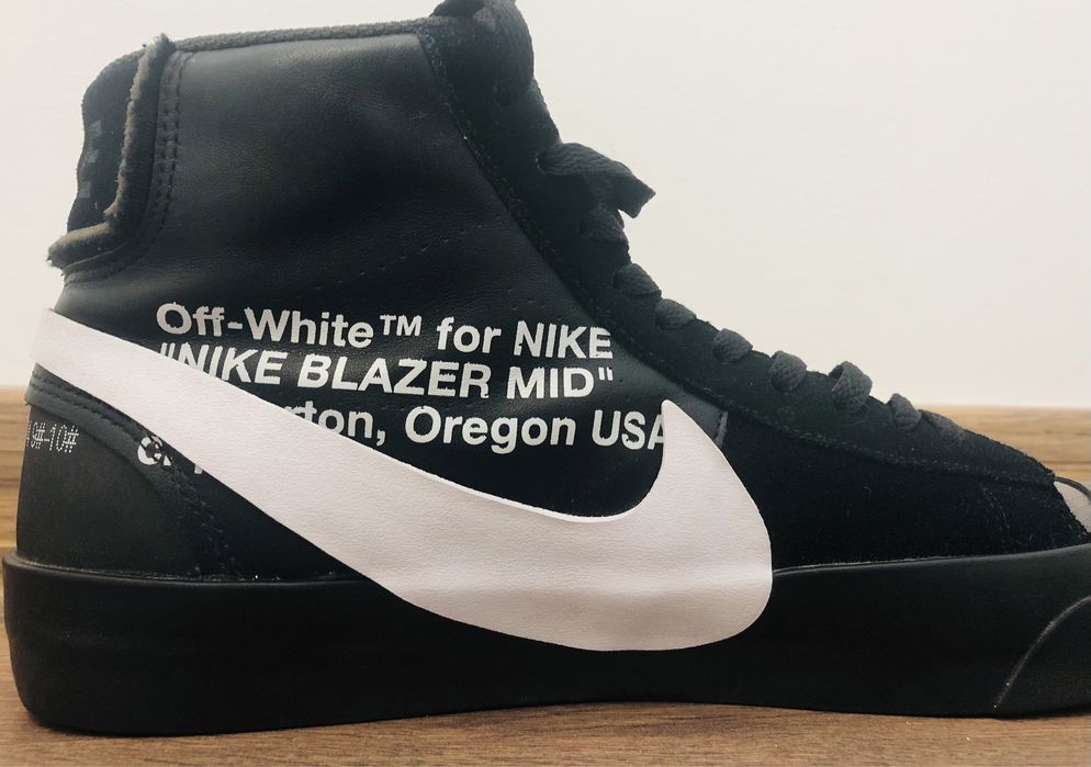 Off White Nike Blazer Mid Black (Grim Reaper)