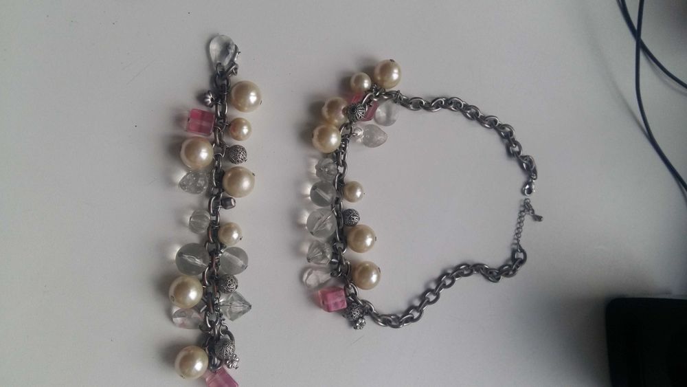 Колье подвески сережки