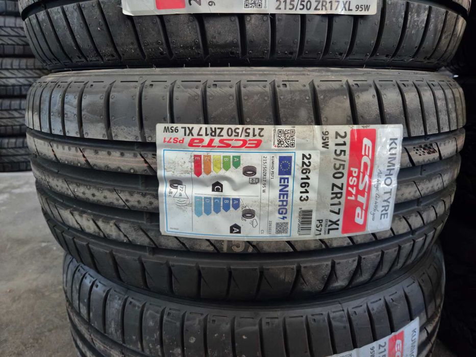 4 Anvelope de VARA - 215/50/17 95W XL - KUMHO Ecsta PS71 - NOU - DOT 4623 !