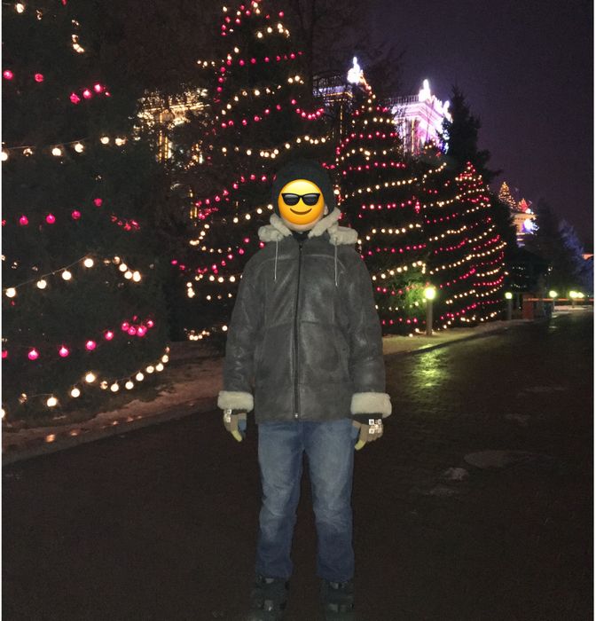 Дубленка зимняя!