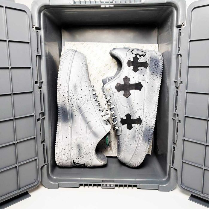 Nike AirForce 1 Chrome Hearts