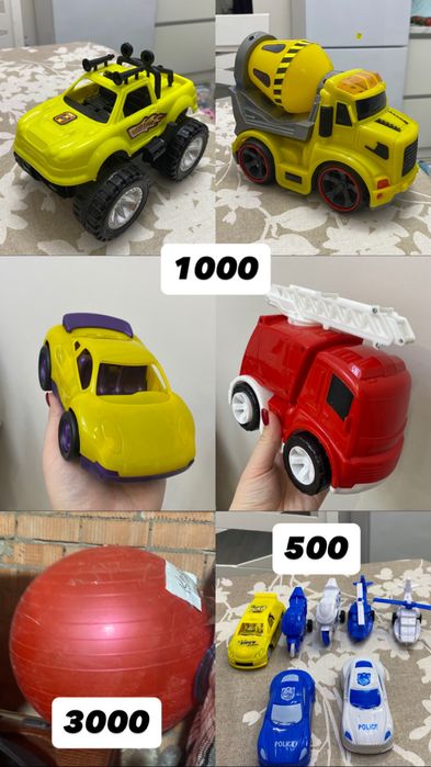 Игрушки, халат, автокресло, носки