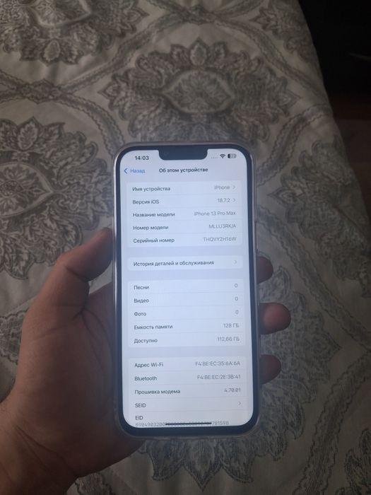 Айфон 13про макс 128gb