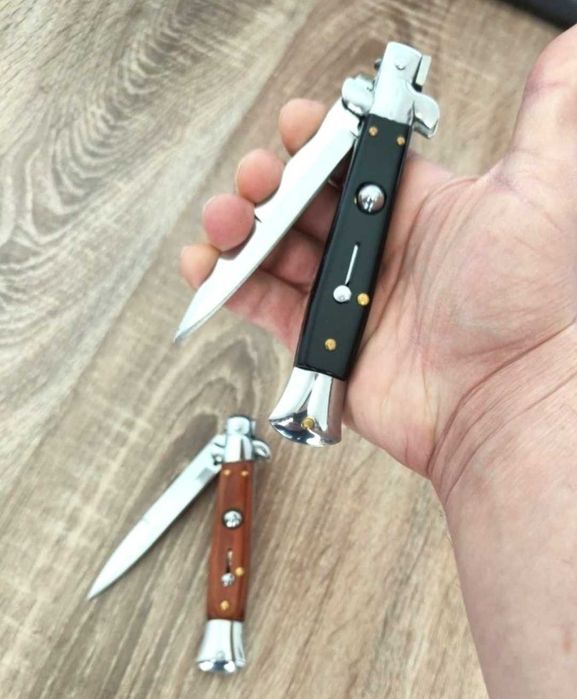 Briceag Stileto 24cm , maro sau negru ( nou in cutie)