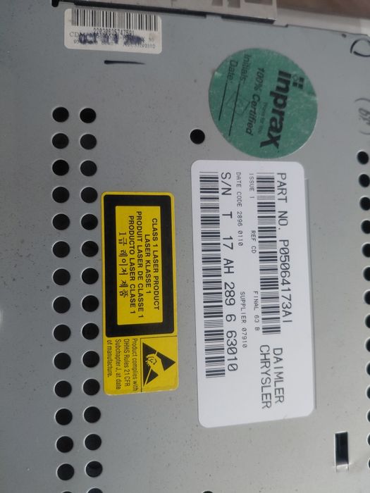 Автомагнитола крайслер.