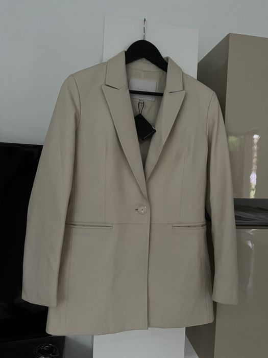 Sacou din piele Massimo Dutti