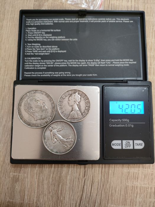 Vand 3 monede de argint