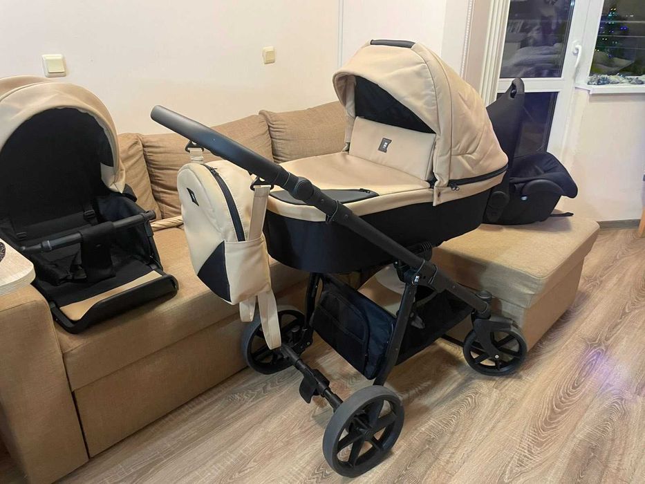 Детска количка Dada Paradiso TUVI BEIGE 3 в 1