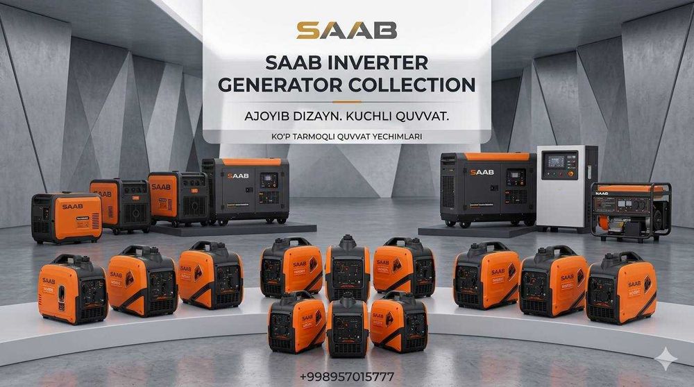 Генератор Инверторный бензиновый  3kW--9kW GENERATOR