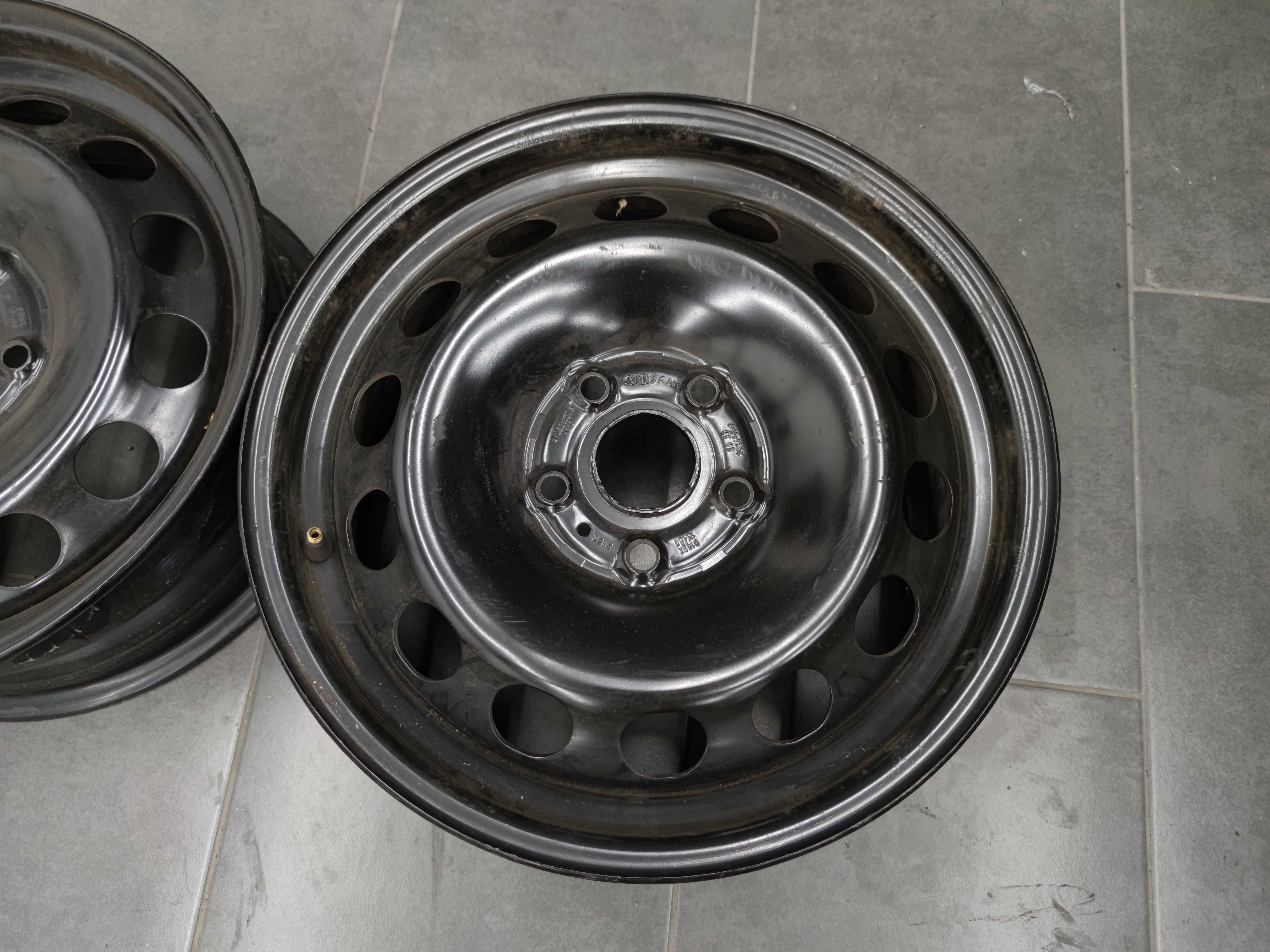 2бр Железни Джанти 16'' - 5х112 - Volkswagen, Audi, Skoda, Seat гр ...