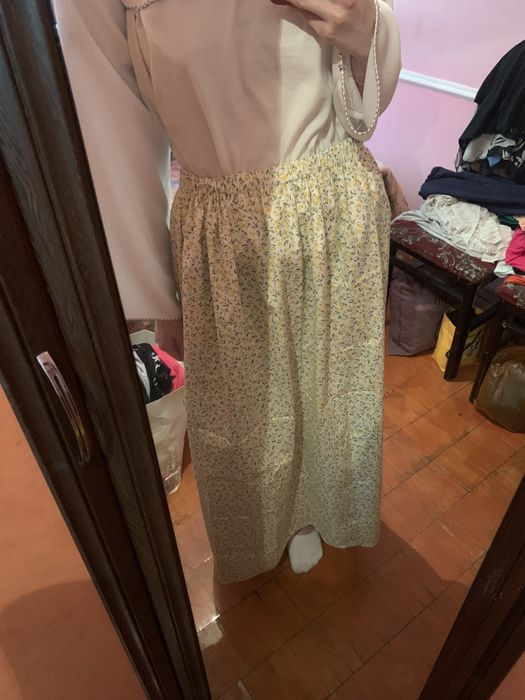 Юбка летняя на резинке