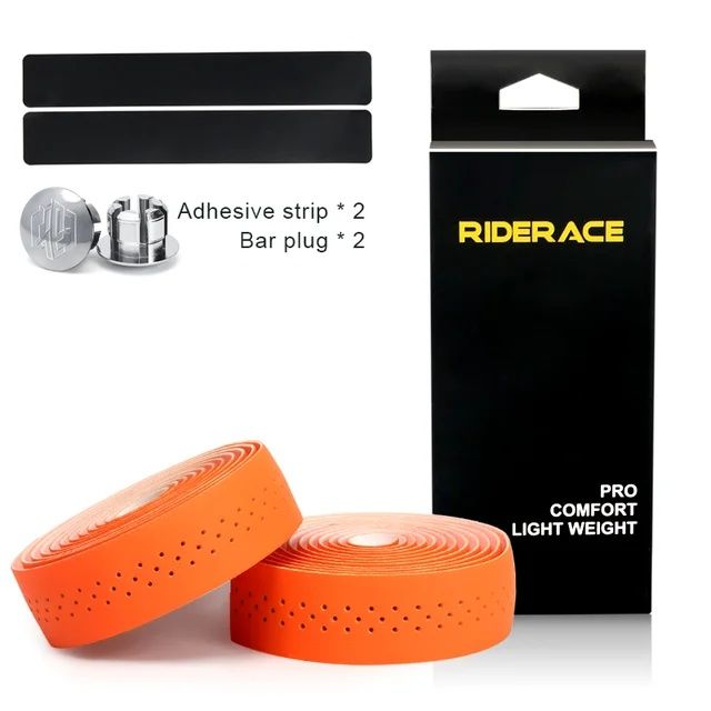 RIDERACE ghidolină piele ecologica perforată ghidon cursiera bicicleta