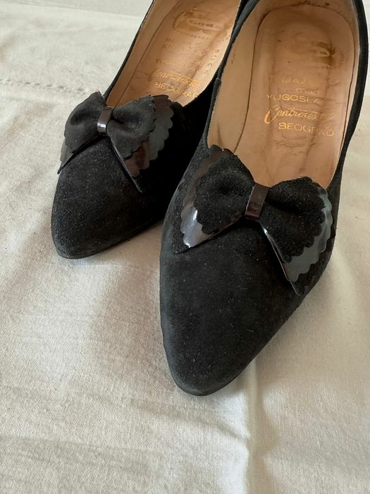 Туфли из натуральной замши