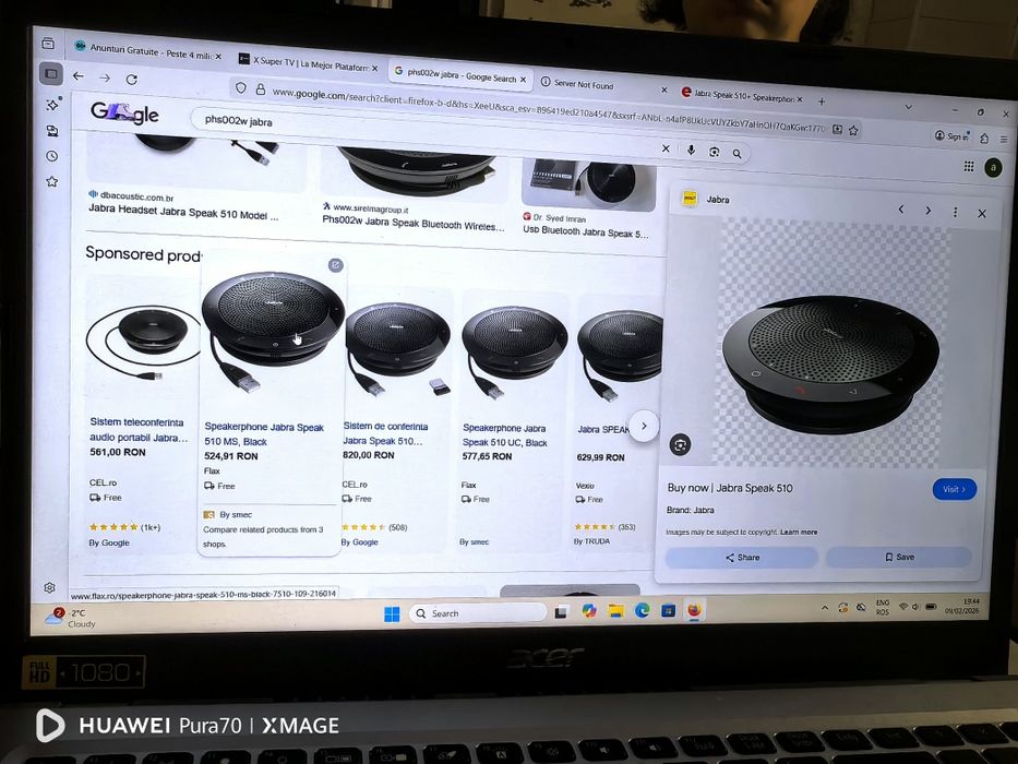 Jabra handsfree  teleconferință 510